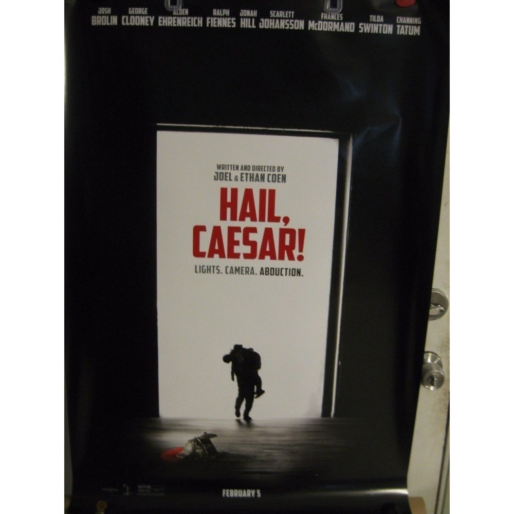 Hail Caesar! Movie Poster Original 27x40 Double Sided Coen Brothers 2016 Clooney